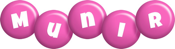 Munir candy-pink logo