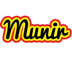 Munir flaming logo