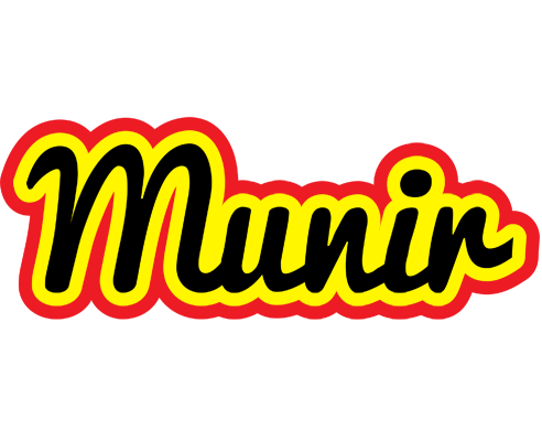 Munir flaming logo