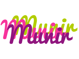 Munir flowers logo