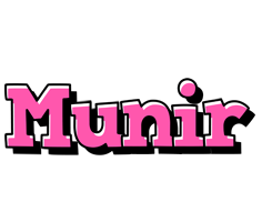 Munir girlish logo