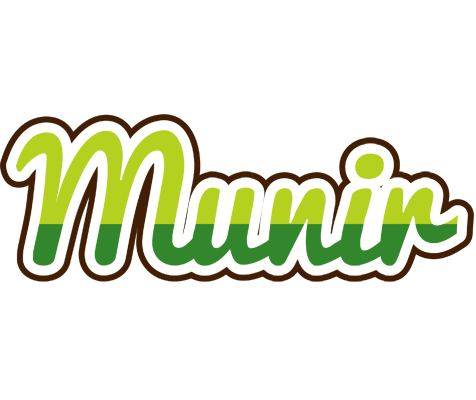 Munir golfing logo