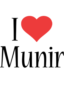 Munir i-love logo
