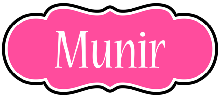 Munir invitation logo