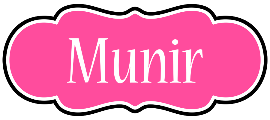 Munir invitation logo