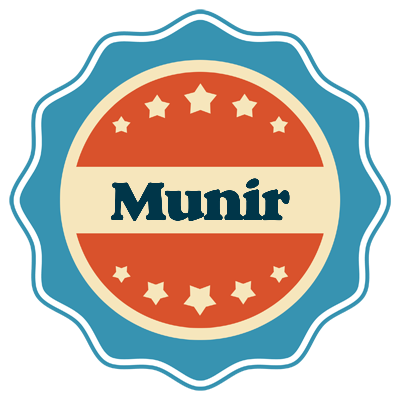 Munir labels logo