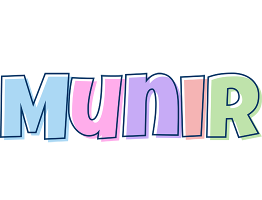Munir pastel logo