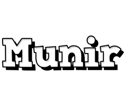 Munir snowing logo