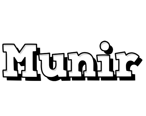 Munir snowing logo