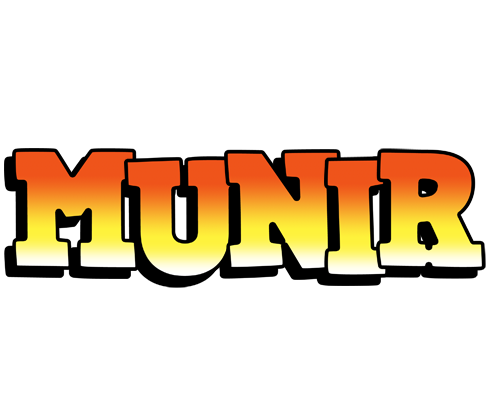 Munir sunset logo