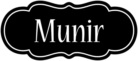 Munir welcome logo