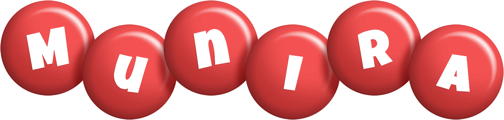 Munira candy-red logo