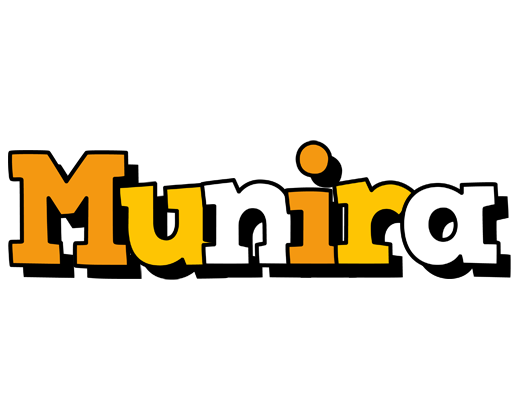 Munira cartoon logo