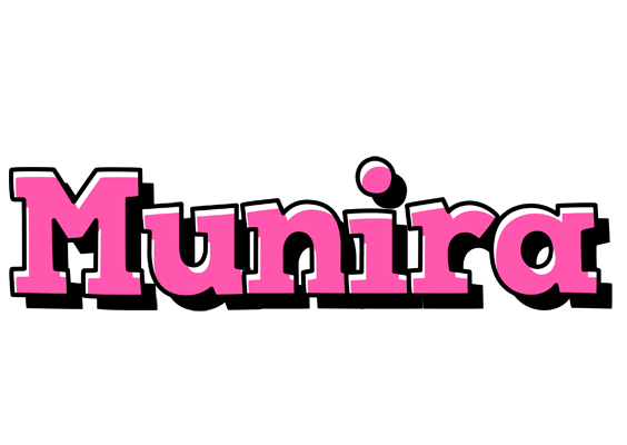 Munira girlish logo