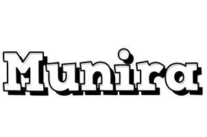 Munira snowing logo