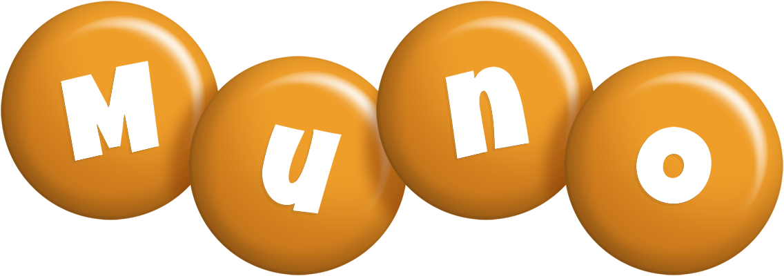 Muno candy-orange logo