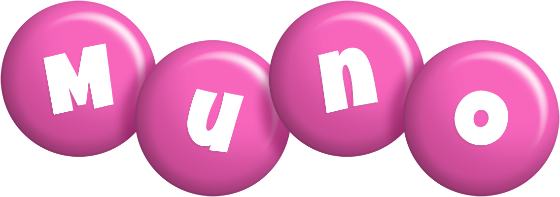 Muno candy-pink logo