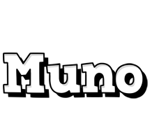 Muno snowing logo