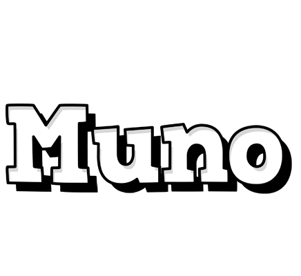 Muno snowing logo