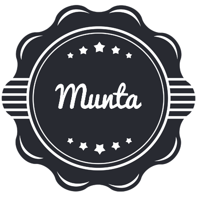 Munta badge logo