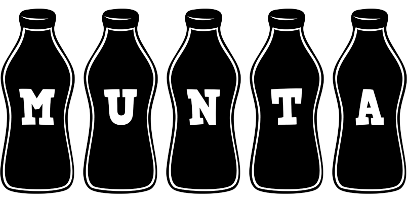 Munta bottle logo