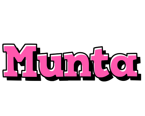 Munta girlish logo