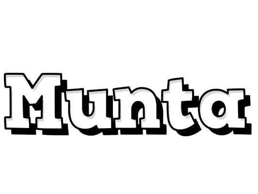 Munta snowing logo