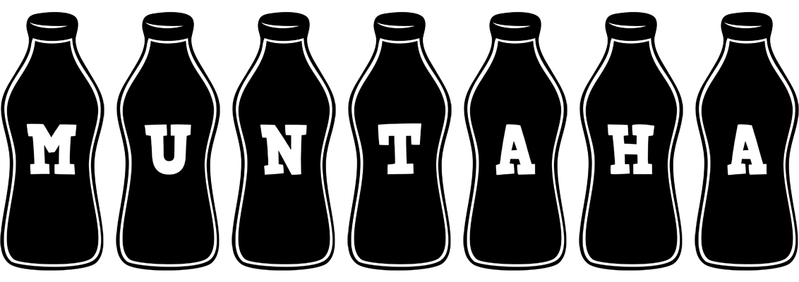Muntaha bottle logo