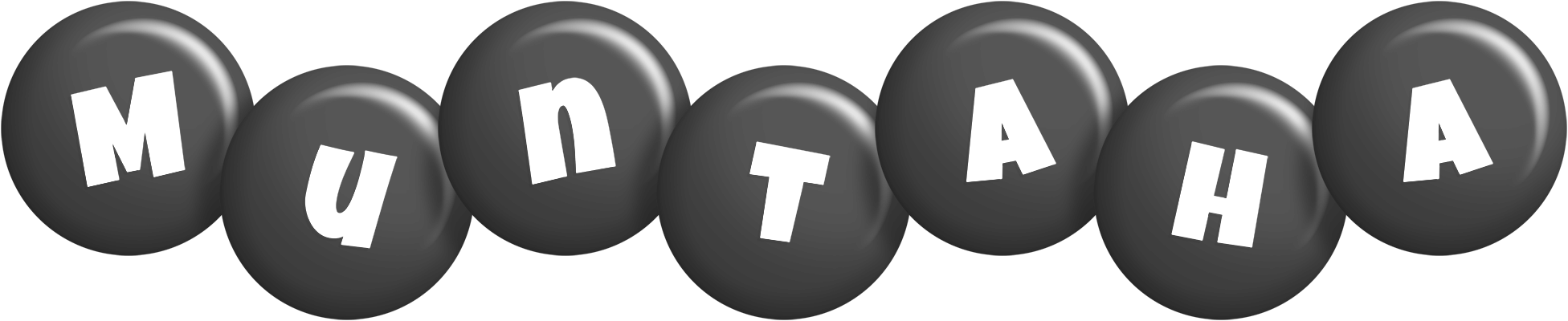 Muntaha candy-black logo