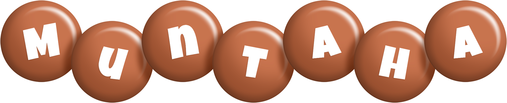 Muntaha candy-brown logo