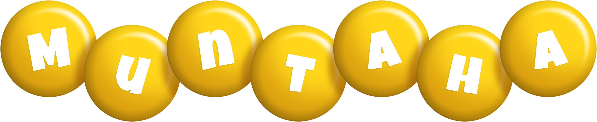 Muntaha candy-yellow logo