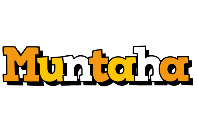 Muntaha cartoon logo