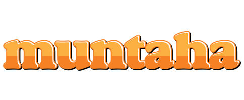 Muntaha orange logo