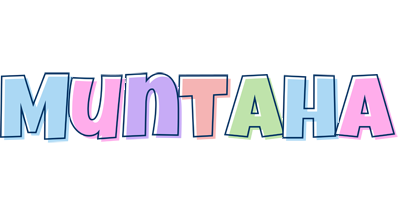 Muntaha pastel logo