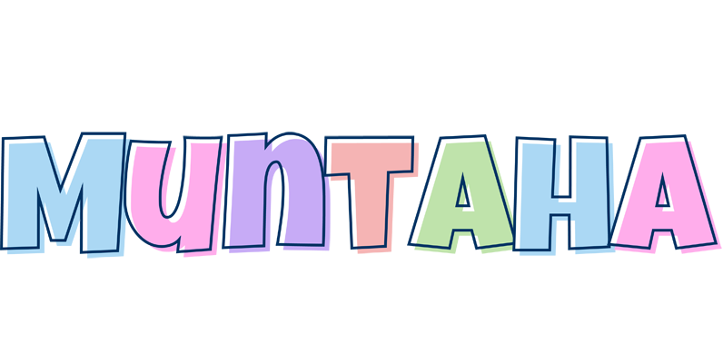 Muntaha pastel logo