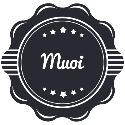 Muoi badge logo