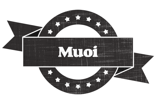 Muoi grunge logo