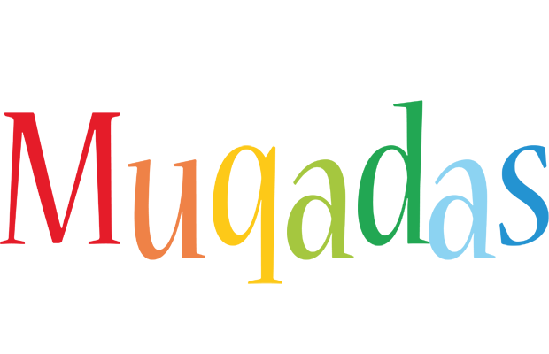 Muqadas birthday logo
