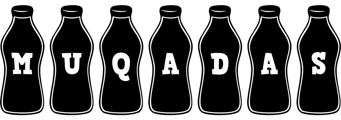 Muqadas bottle logo