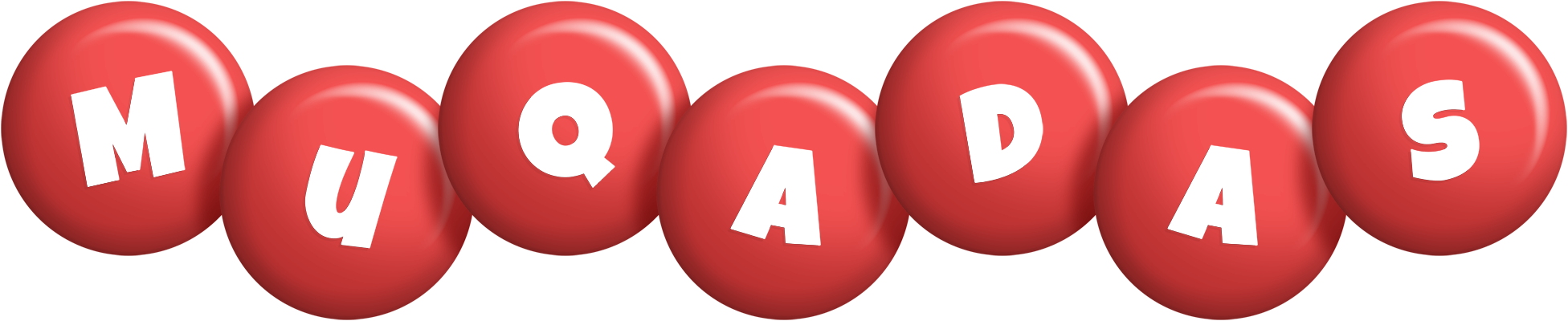 Muqadas candy-red logo