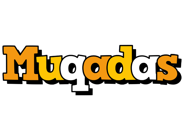 Muqadas cartoon logo