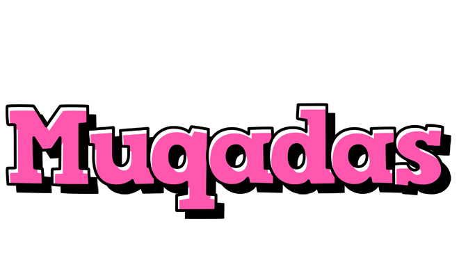 Muqadas girlish logo