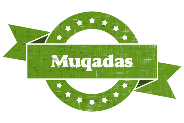 Muqadas natural logo