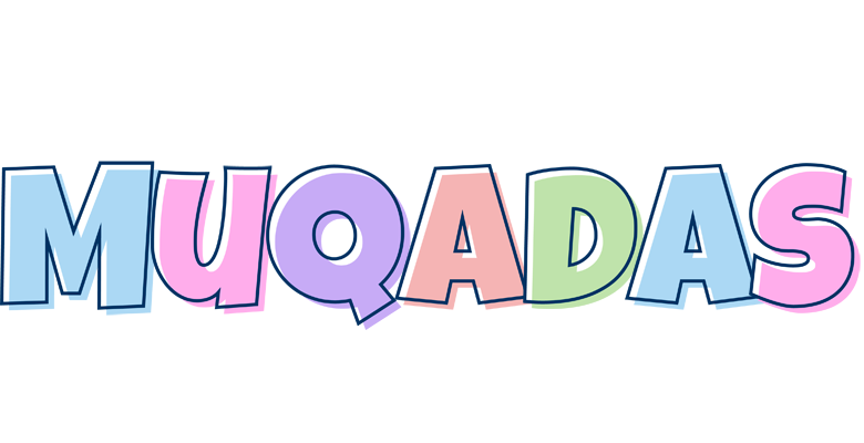 Muqadas pastel logo
