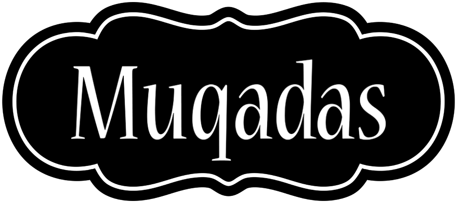 Muqadas welcome logo