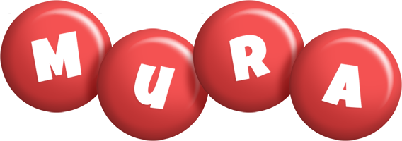 Mura candy-red logo