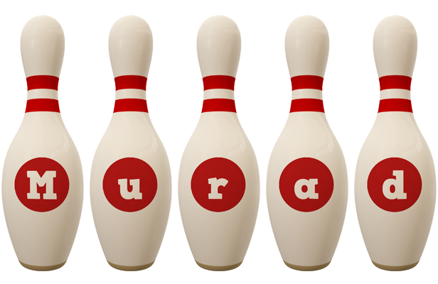 Murad bowling-pin logo