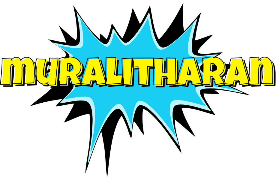 Muralitharan amazing logo
