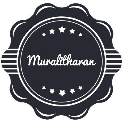 Muralitharan badge logo