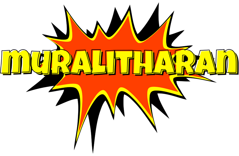 Muralitharan bazinga logo